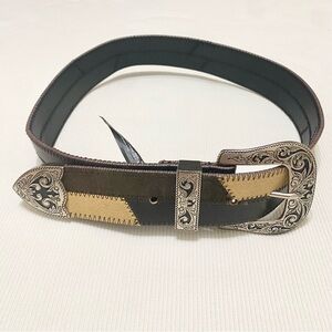 Urban Outfitters UO Patchwork Faux Leather Belt
